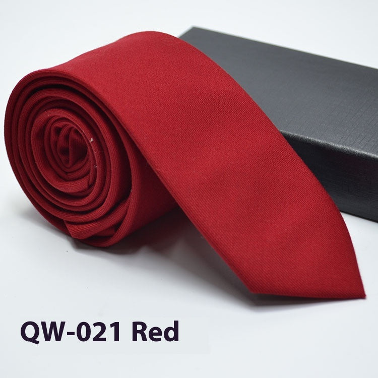 Slim Men's Tie elegant | Wool Look modern stylish