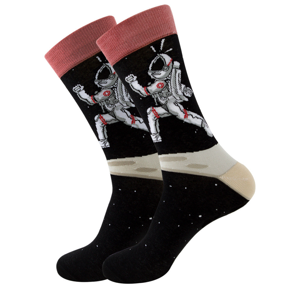 Women's Fashion Socks Geometric | Fruit Street Style Socks