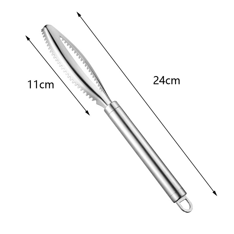 Fish Scaler Stainless Steel | Fish Scale Remover Kitchen Tool