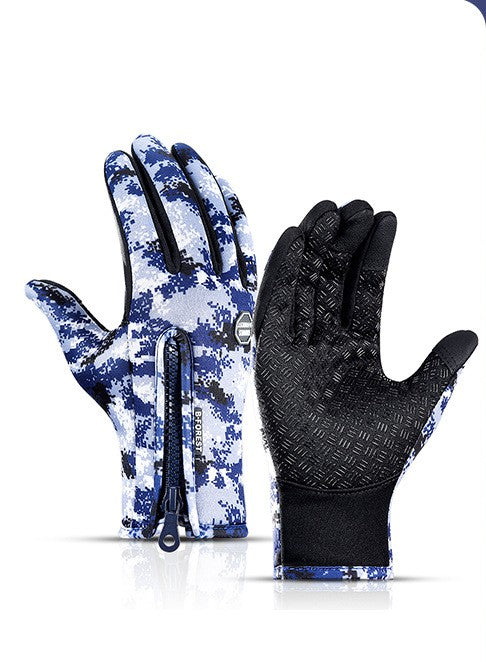 Winter Touchscreen Gloves Waterproof | Motorcycle & Outdoor Fleece Warm Non-slip