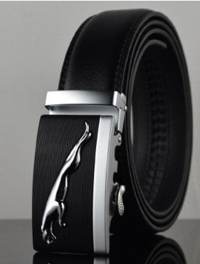 Men's Automatic Belt Leather Elegant Adjustable Business Style