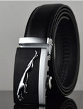 Men's Automatic Belt Leather Elegant Adjustable Business Style