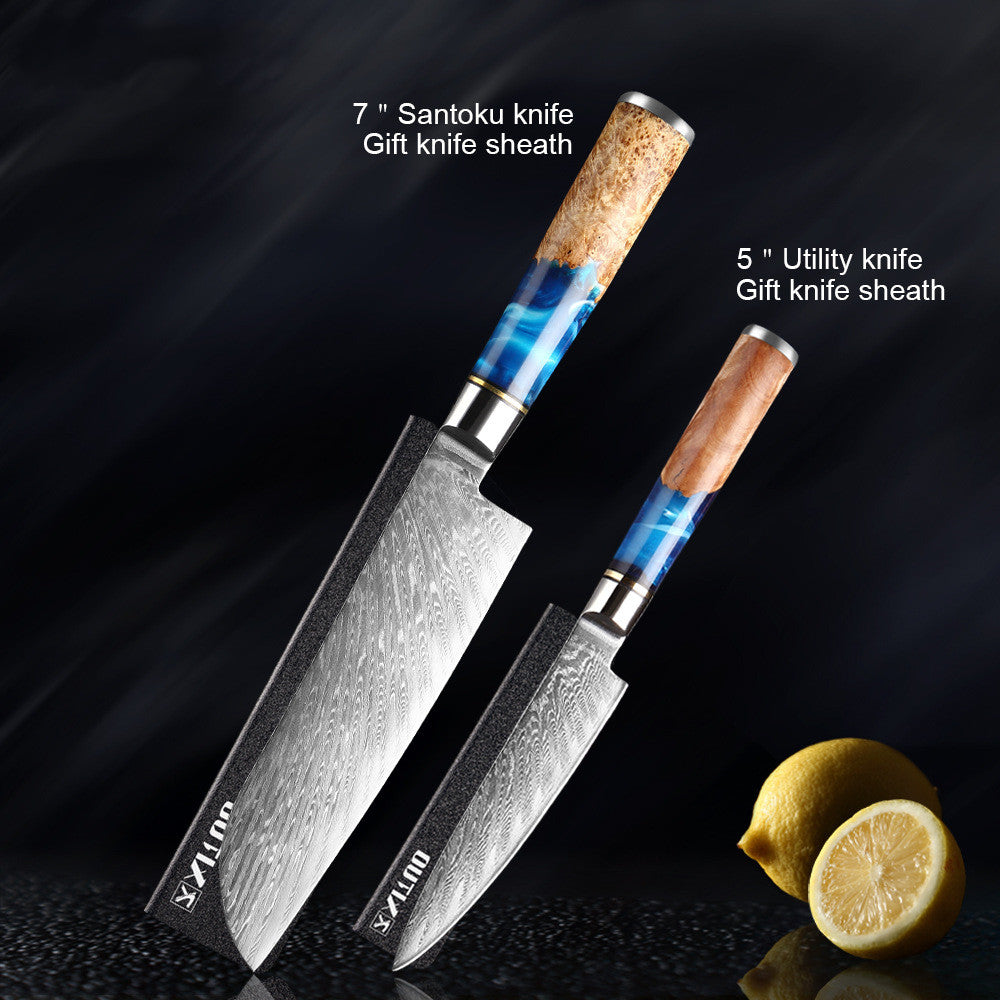Professional Kitchen Knife Set | Chef Knife Cleaver Stainless Steel