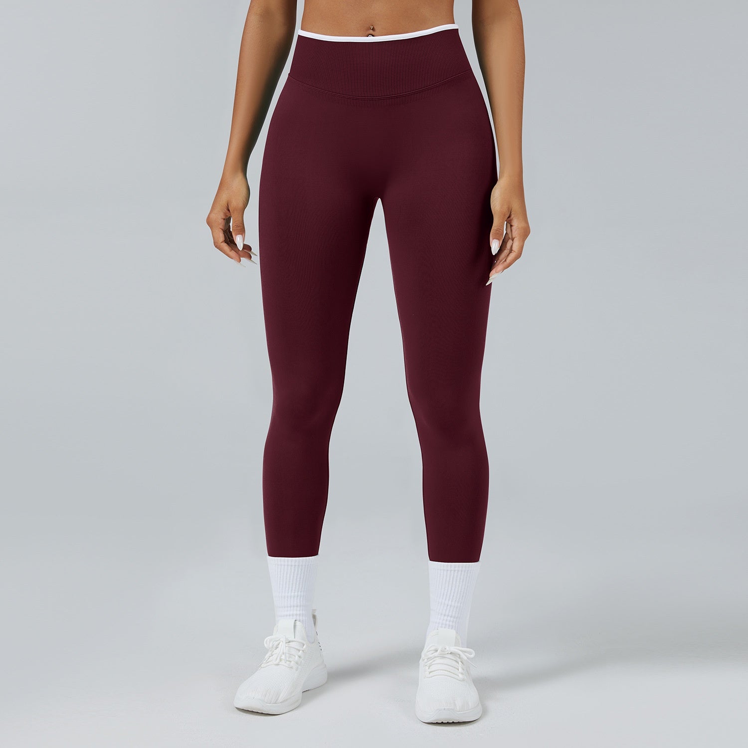 Women's Premium High Waist Sports Leggings – Seamless Dry Fit Yoga Pants