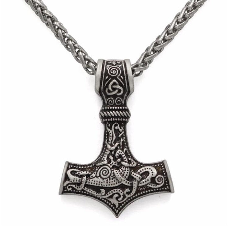 Men's Hammer Necklace in Stainless Steel – Powerful, Robust & Timeless