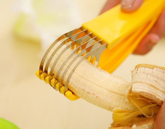 Banana Slicer Stainless Steel | Fruit Sausage Slicer Kitchen Helper