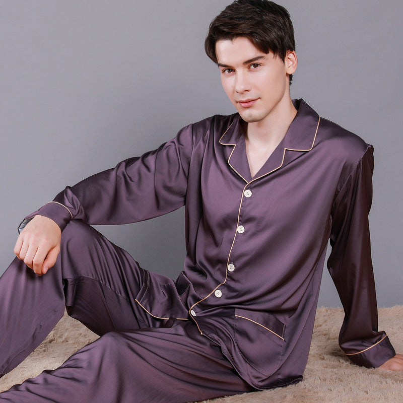 Herren Herbst Pyjama Set | Langarm Schlafanzug Neu | Homewear Komfort