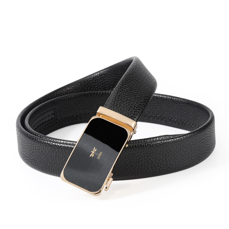 Herren Ledergürtel Spaltleder | Casual Business Gürtel elegant