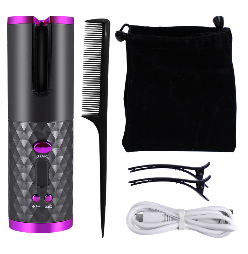 Kabelloser Automatischer Lockenstab – LCD Keramik Haarstyler