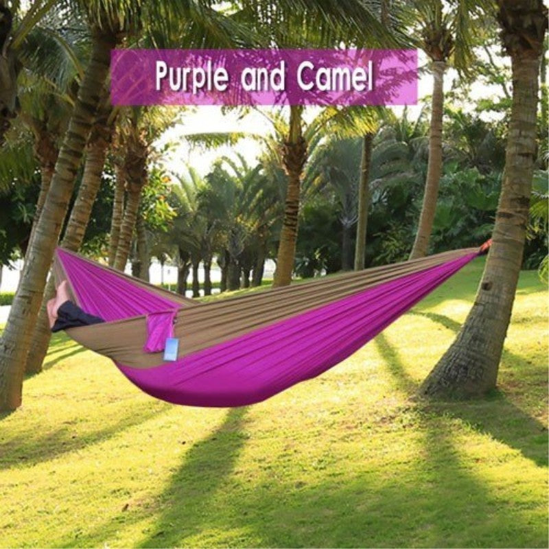 Ultralight Double Camping Hammock made from Parachute Nylon | Portable & Durable Outdoor