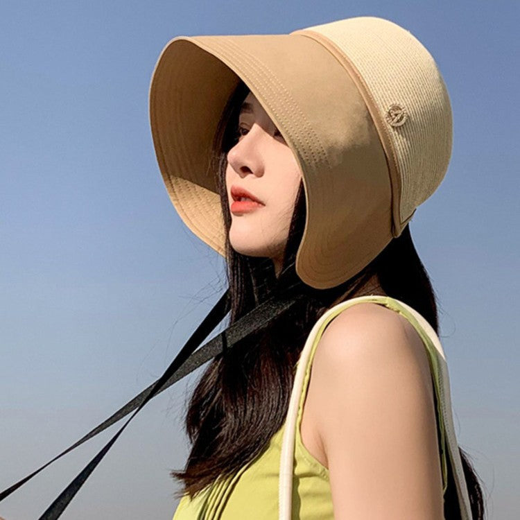 Women's Sun Hat Dome with Wide Brim – Face Protection Bucket Hat
