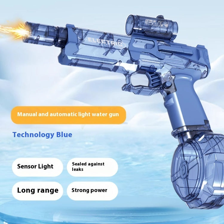 Electric Water Gun for Kids | Automatic Squirt Gun with LED