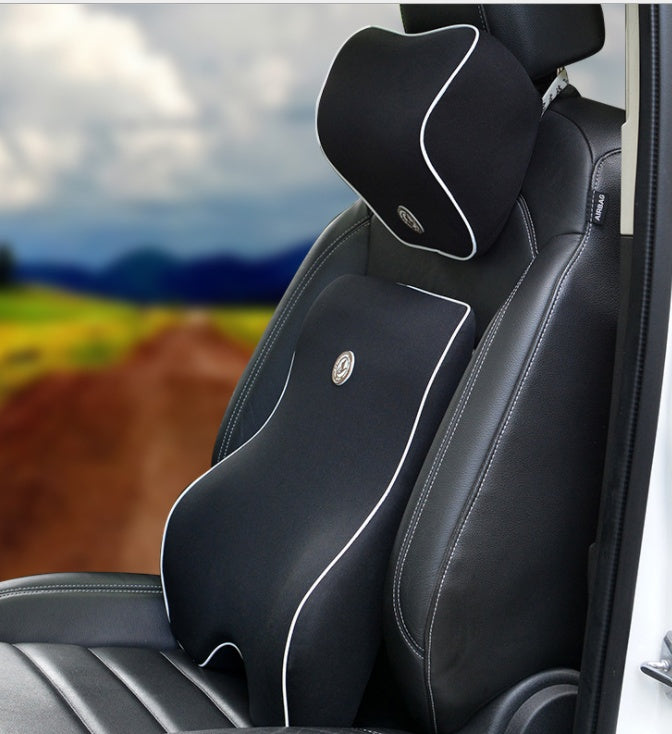 Car Lumbar Cushion Memory Foam Ergonomic Comfortable Back Support