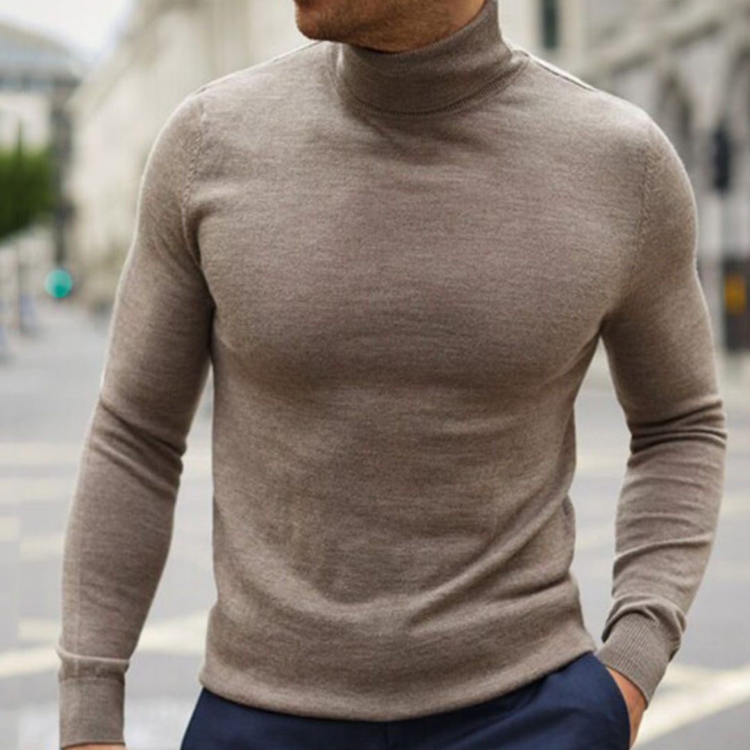 Men's Plain Knit Sweater – Stylish Casual Knit Sweater