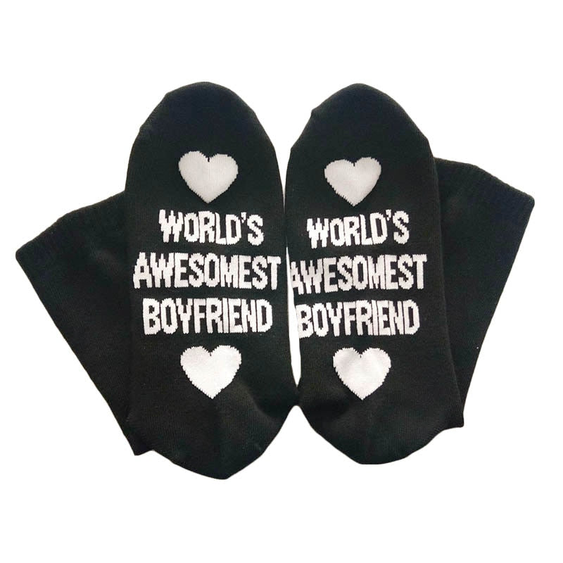 Unisex Fun Socken Baumwolle | Valentinstag Paar Socken