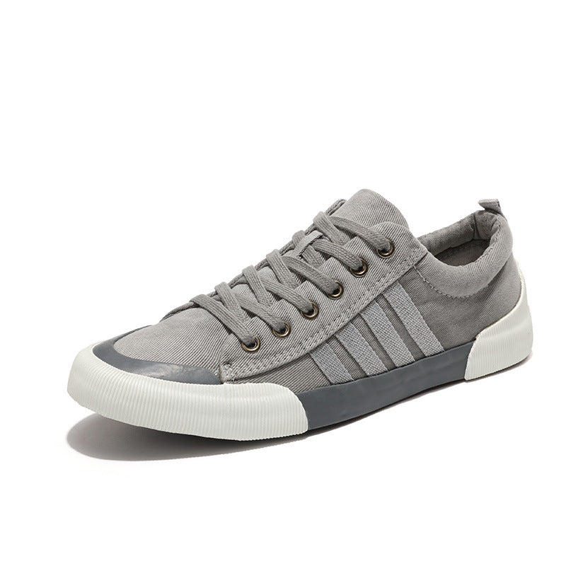 Men's Vintage Canvas Sneakers | Classic Comfortable Casual Shoes