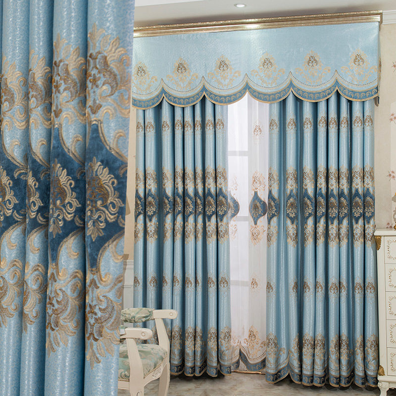 Velvet Curtain Embroidery | arabesque luxurious elegant home decor