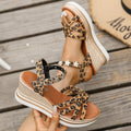 Women's Platform Sandals Suede Elegant Summer Shoes | Comfortable