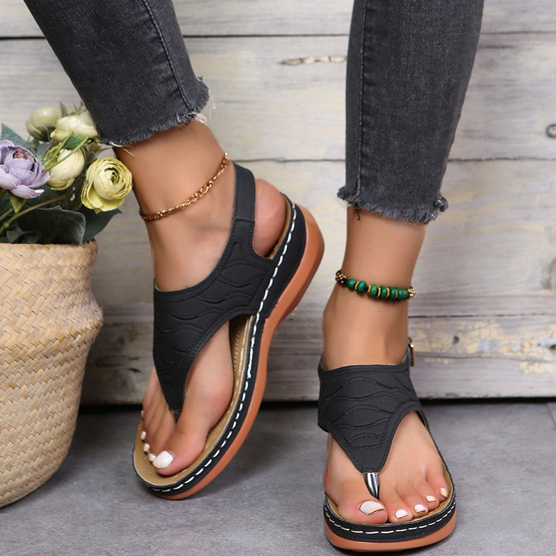 Women's Toe Separator Sandals | Retro Style Elegant Summer Comfortable