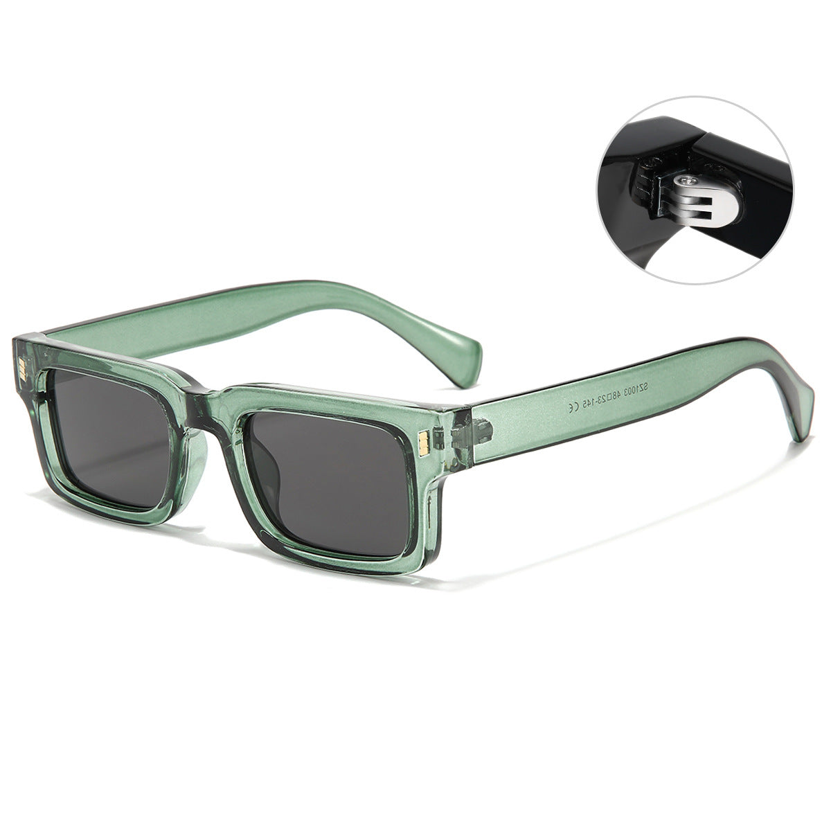 Retro Sonnenbrille rechteckig | Herren | Kleine Fassung