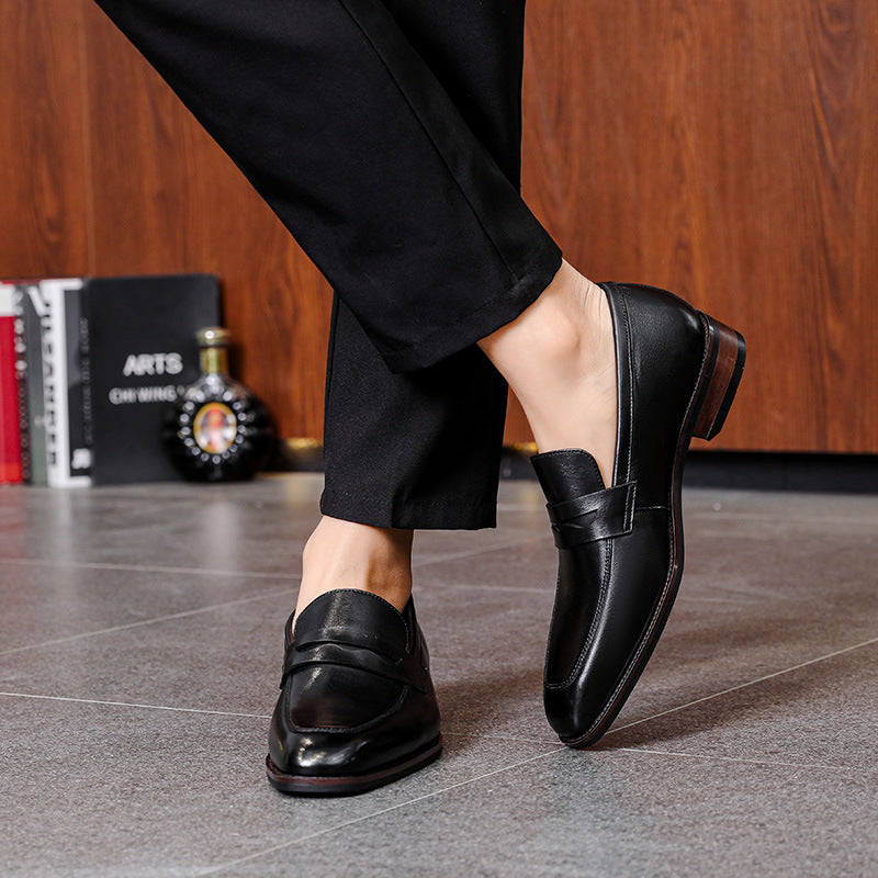 Men's Leather Loafers Business | Cowhide Comfortable Elegant