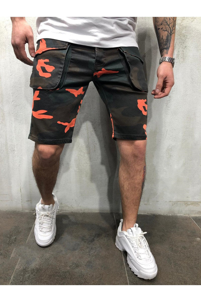 Men's Camouflage Cargo Shorts | Outdoor | Multi-Pocket