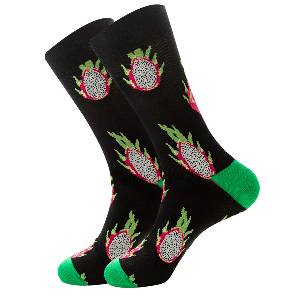Women's Fashion Socks Geometric | Fruit Street Style Socks