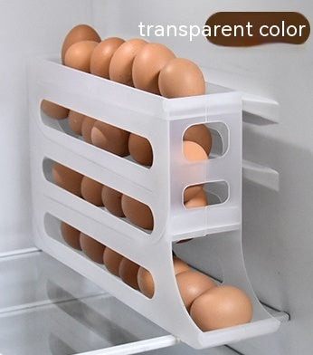 Egg Holder Refrigerator 4 Tiers | Automatic Organizer