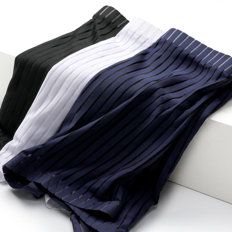 Men's Ice Silk Boxer Briefs | Seamless Thin Cooling Comfort