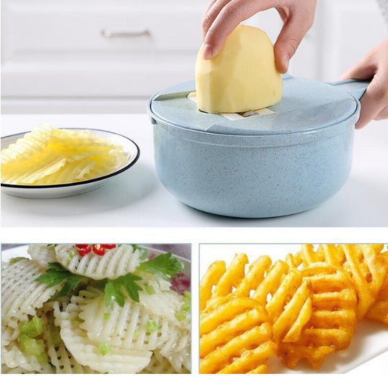 8-in-1 Vegetable Chopper Set | Mandoline Slicer Kitchen Helper
