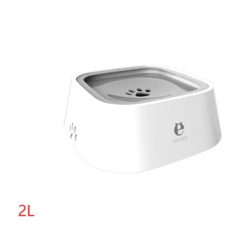 Pet Water Bowl for Dogs and Cats | Anti-Spill Slow Feeder 1.5L