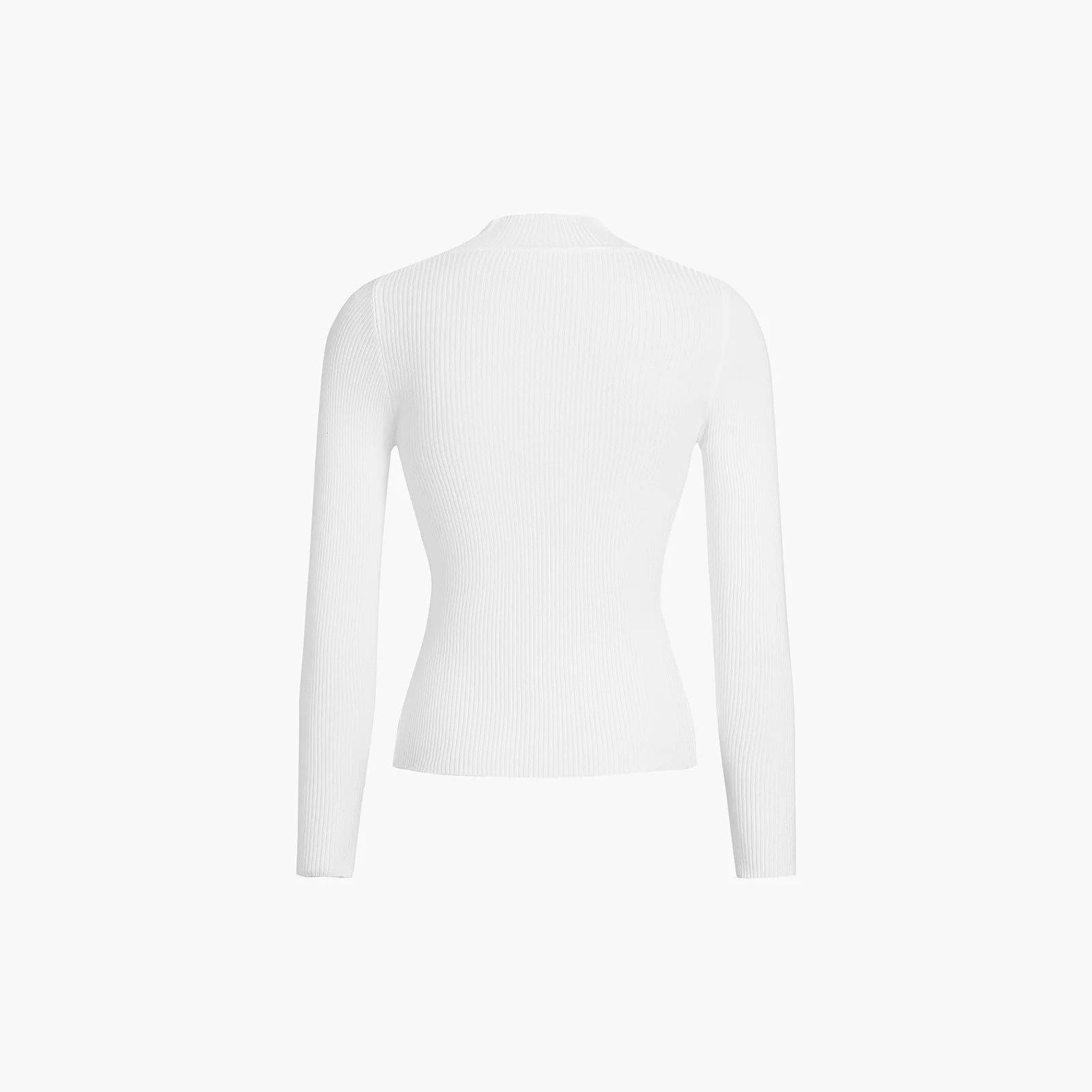Women's Figure-Hugging Knitted Top – Tight Crew Neck Fashion Top