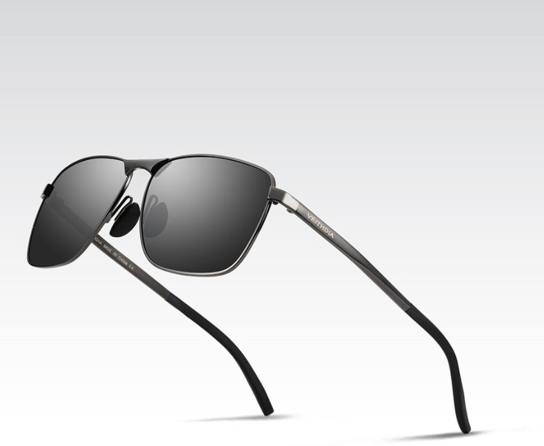 Polarisierte Sonnenbrille Herren | Eckig | Vollrahmen UV Schutz