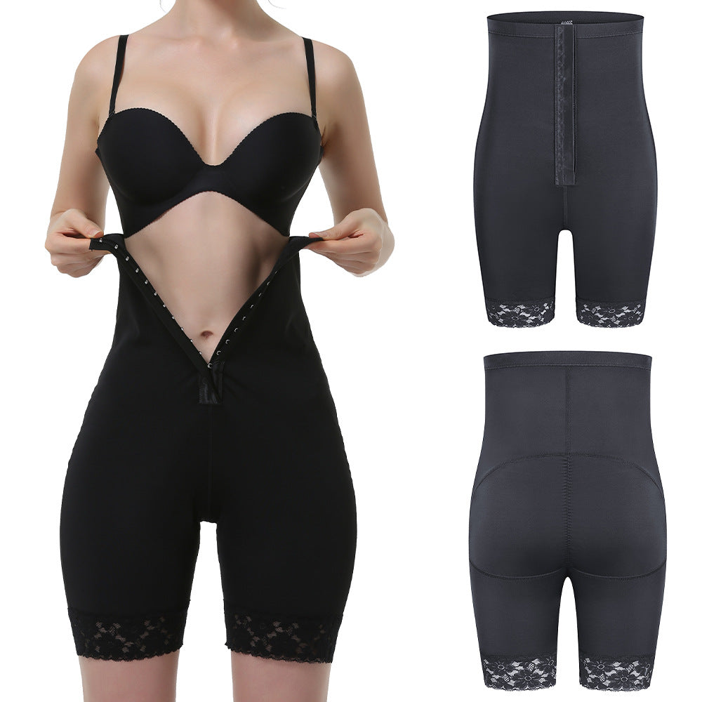 Women's High-Waist Brief with Butt Lift – Breathable & Elegant Lace