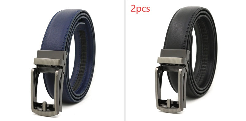 Men's Automatic Leather Belt | Elegant Holeless Belt