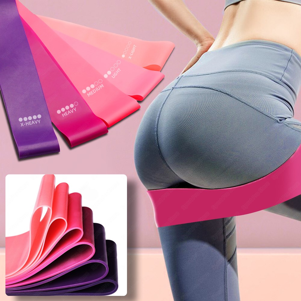 Widerstandsbänder Set Fitness | Booty Bands elastisch für Gym Yoga Training