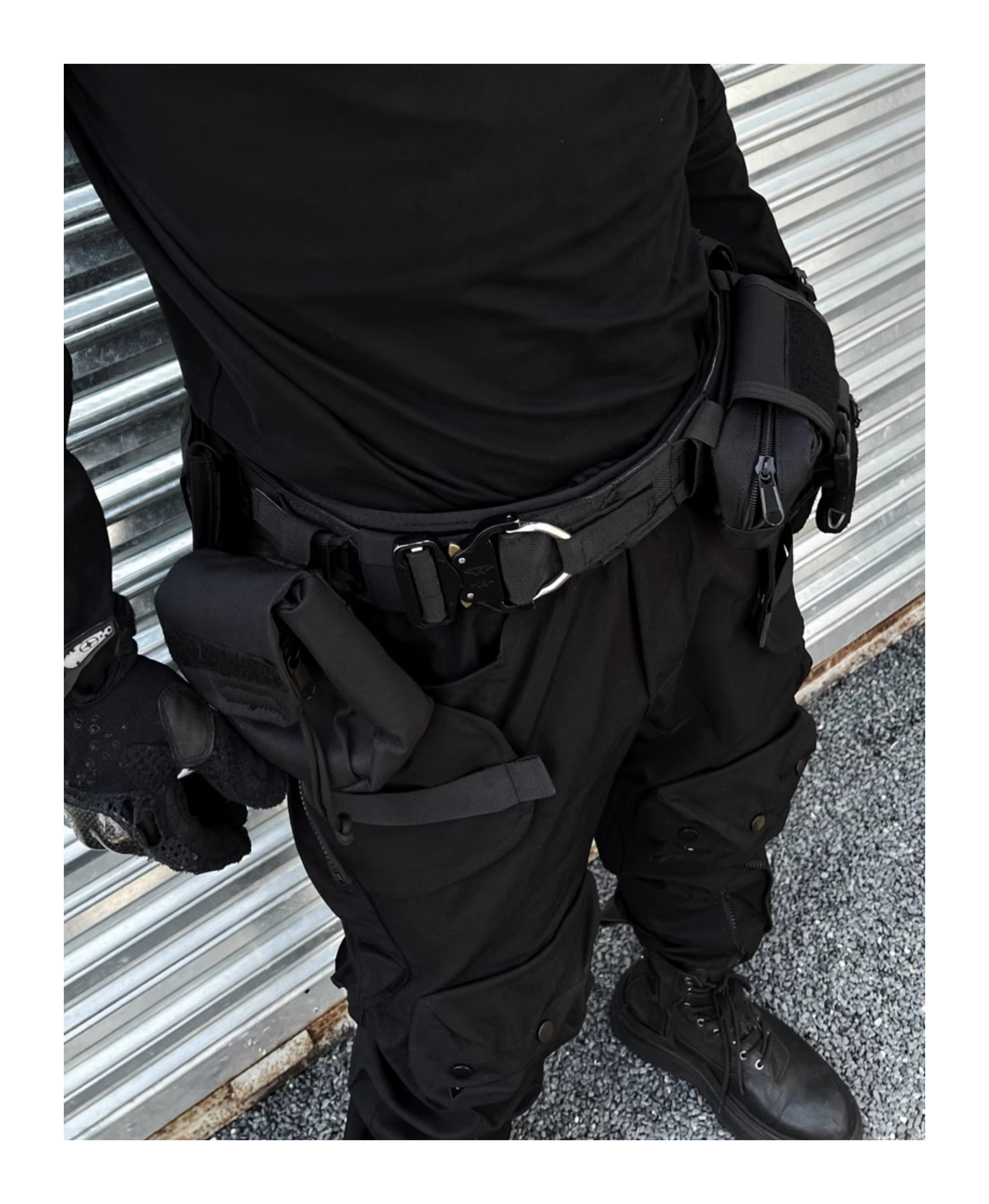 Tactical Belt with Pouch | Multifunctional Utility Belt for Men