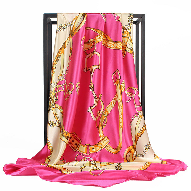 Ladies Large Headscarf Rayon Scarf Printed Elegant Versatile