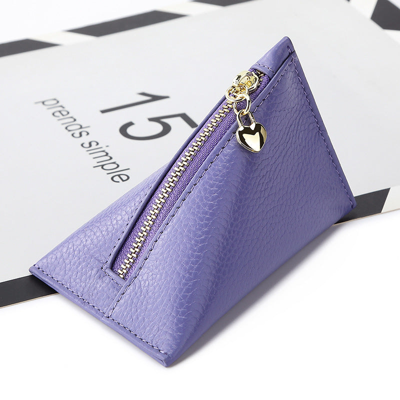 Women's Mini Leather Coin Purse – Elegant & Compact