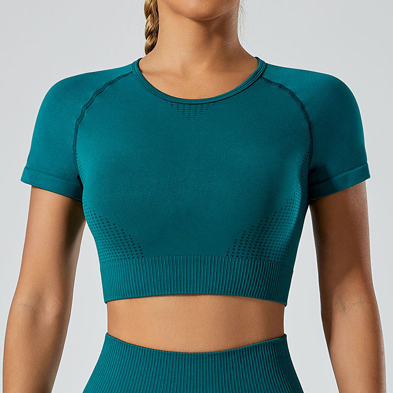 Women's Sports Set – Yoga Top & Leggings, Breathable & Flexible