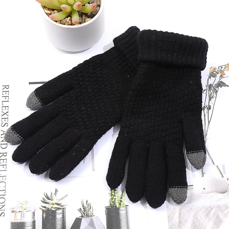 Herren & Damen Outdoor Touchscreen Handschuhe – Fleece Fahrrad Warm