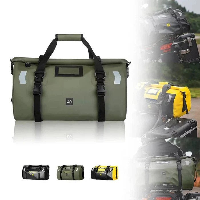 Motorcycle Luggage Bag Large Volume – Waterproof Rear Seat Travel Bag