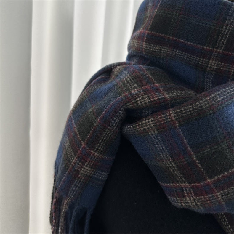 Women's Plaid Scarf Warm Soft Winter Long Fashion Scarf