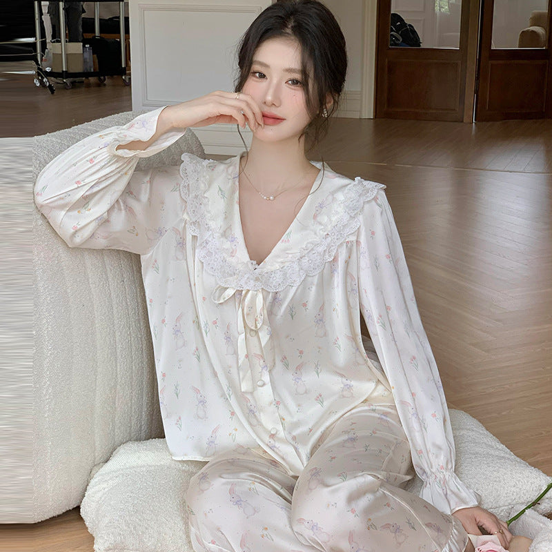 Women's Princess Pajama Set – Cute Autumn Loungewear