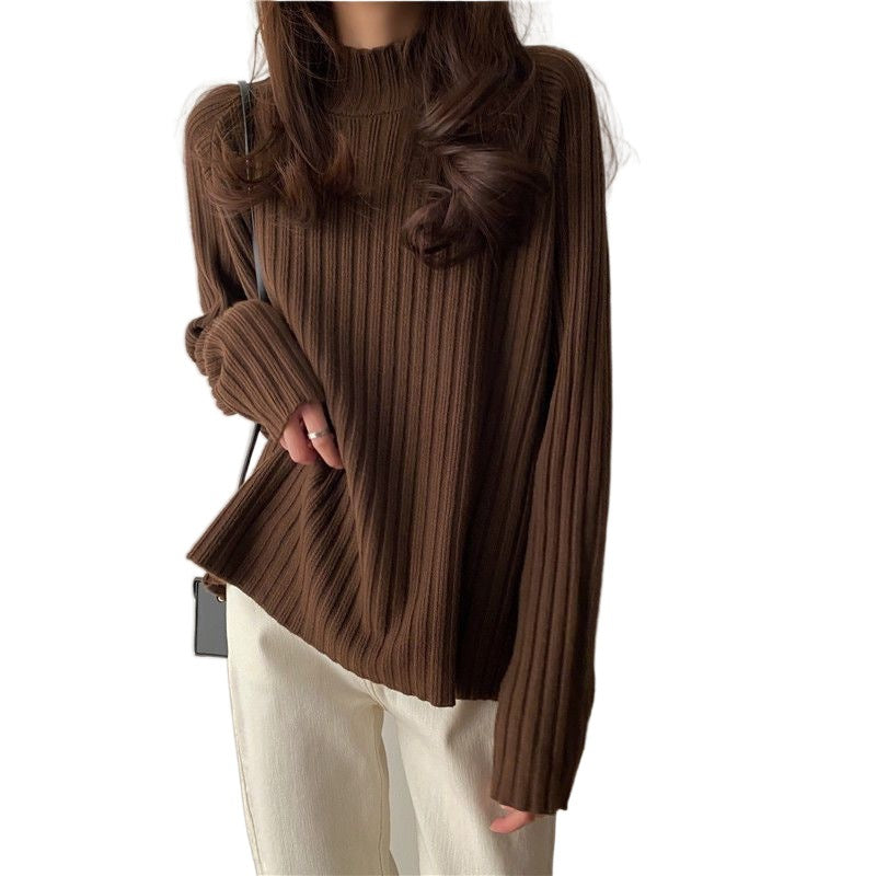 Damen Oversize Strickpullover | Warmer Winterpullover Stil