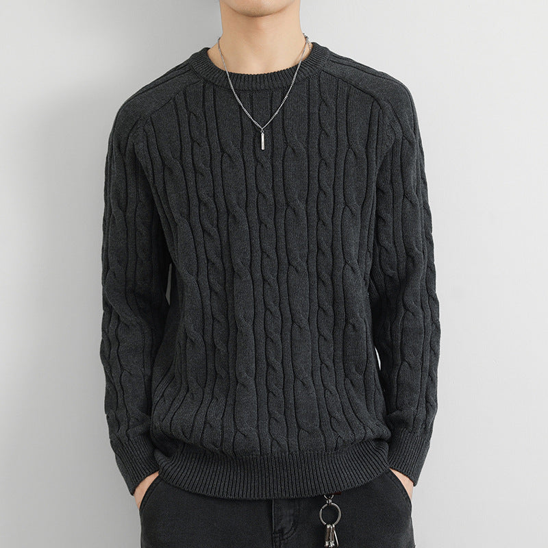 Herren Slim Fit Strickpullover – Eleganter Casual Knit Sweater