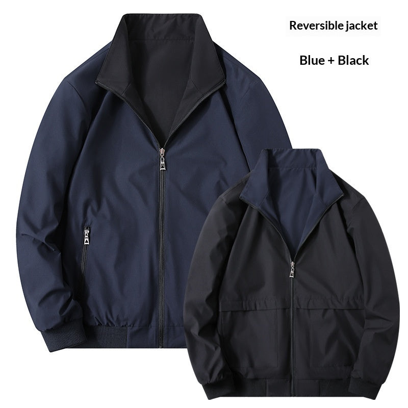 Men's Stand-Up Collar Jacket Casual – Timeless Leisure Jacket for Men
