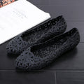 Women's Jelly Shoes Waterproof | Pointed Summer Ballerinas