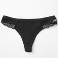 Women's Cotton Briefs Low Waist with Lace – Breathable & Comfortable