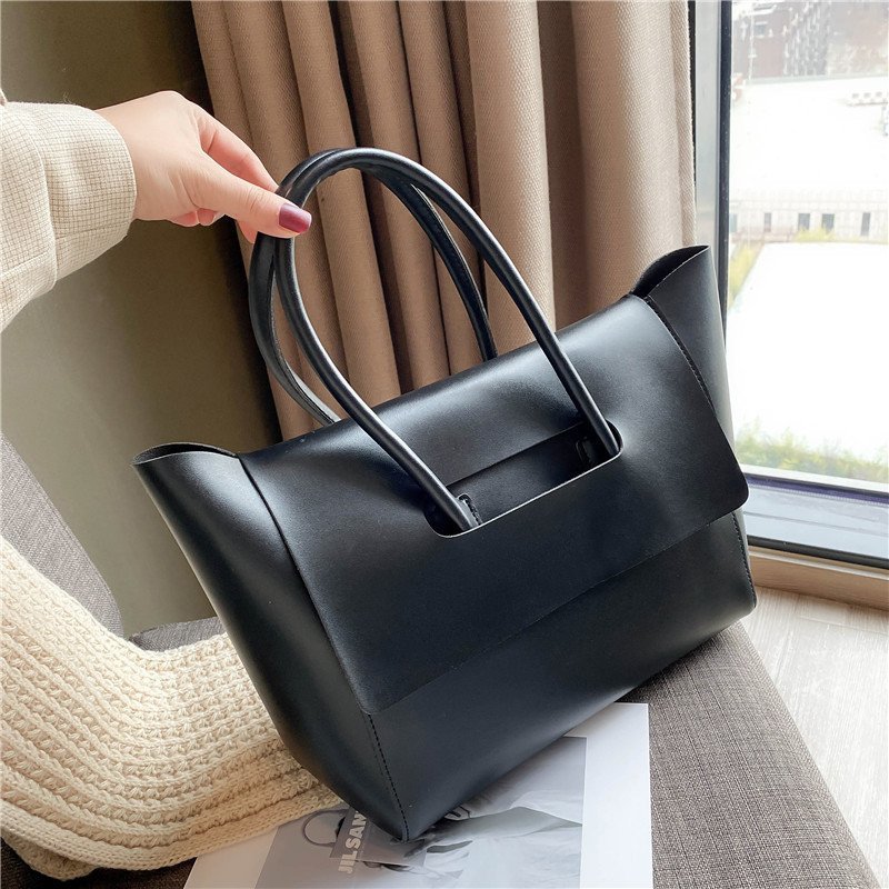 Large Women's Tote Bag – Retro Shoulder Bag with Lots of Storage Space